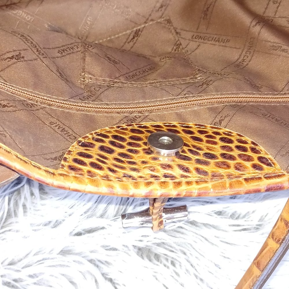 Longchamp Roseau Leather Bag tote - Picture 9 of 14